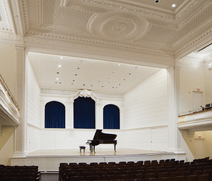 Yale School of Music website screenshot